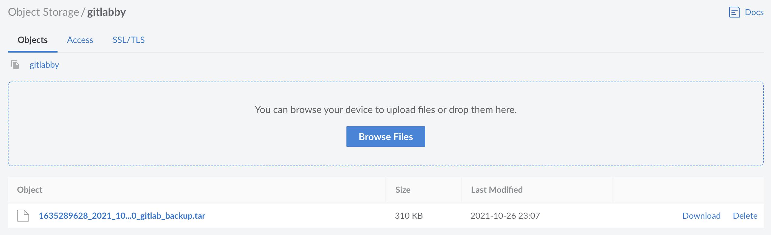View your backup.tar file. View your backup.tar file.