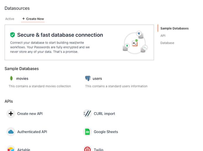 Datasource creation prompt for the example application Datasource creation prompt for the example application