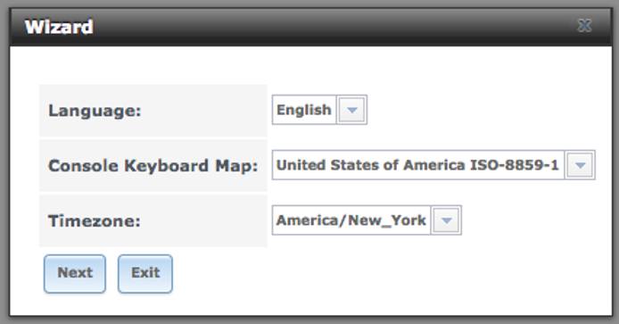 Wizard Keyboard and Timezone Selection Wizard Keyboard and Timezone Selection
