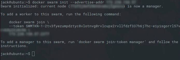 Command to join Docker Swarm Command to join Docker Swarm