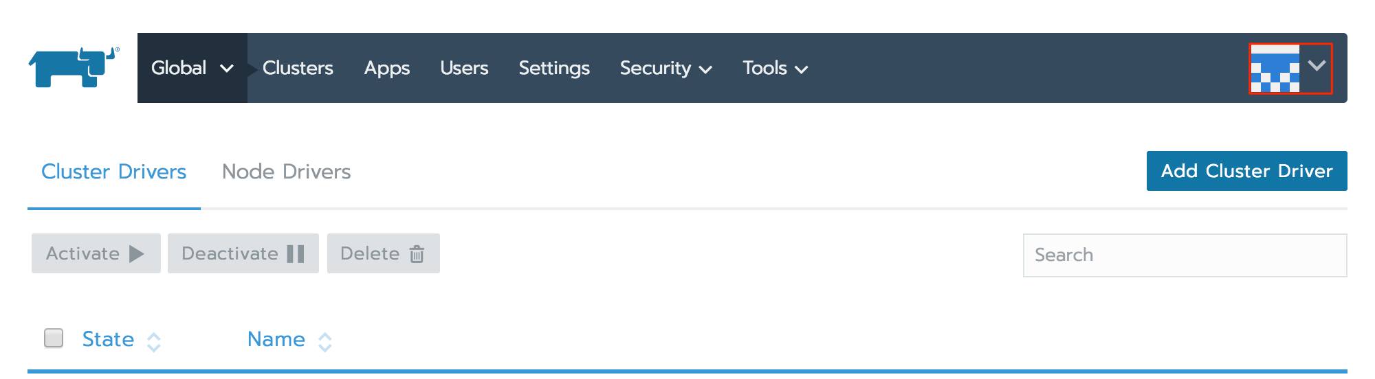 Click on your User Avatar icon in the upper right-hand corner and select Node Templates Click on the User Avatar icon