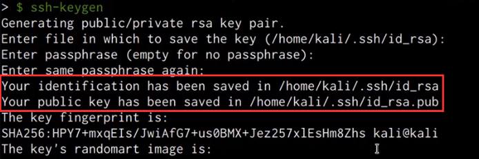 ssh-keygen output ssh-keygen output
