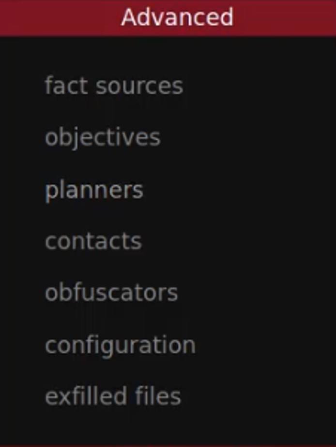 Caldera sidebar, advanced category Caldera sidebar, advanced category