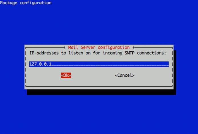 Exim4 listening IP address configuration on Ubuntu 9.10 (Karmic). Exim4 listening IP address configuration on Ubuntu 9.10 (Karmic).