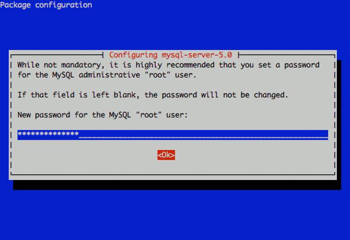Setting the MySQL root password in Ubuntu Hardy. Setting the MySQL root password in Ubuntu Hardy.