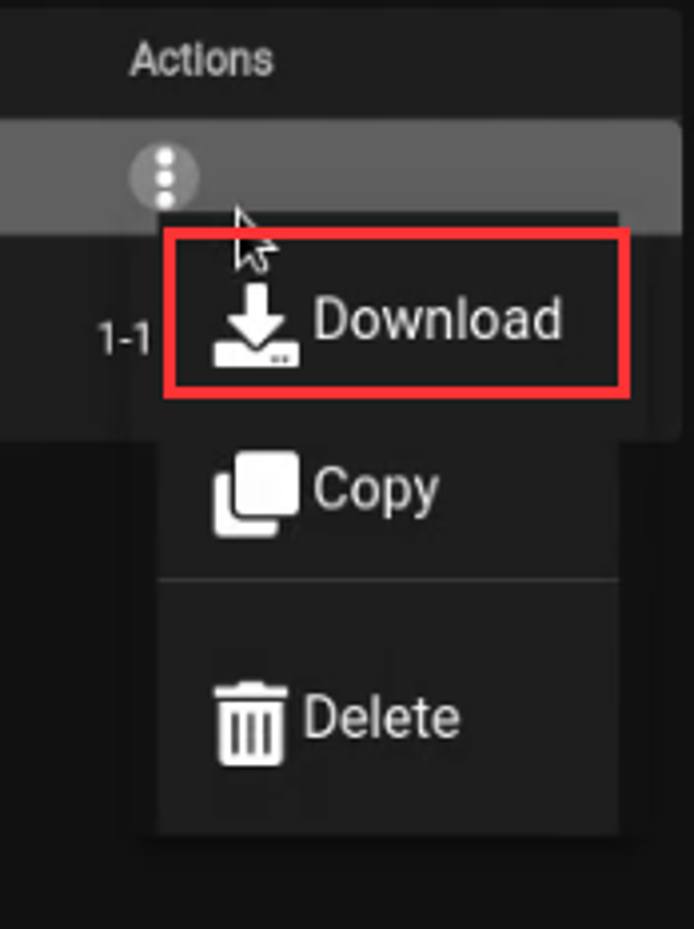Starkiller UI - download stager option highlighted Starkiller UI - download stager option highlighted