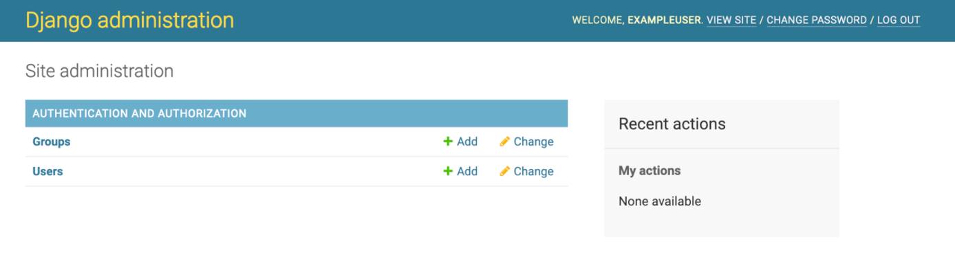 Django Admin Console Django Admin Console