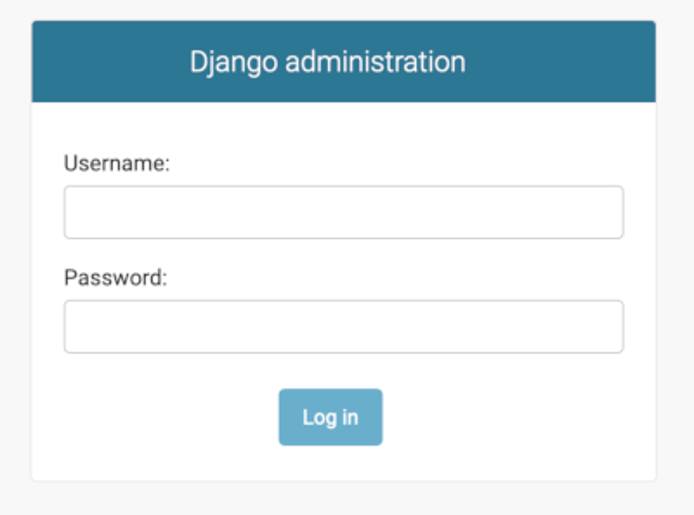 Login to your Django site Login to your Django site.