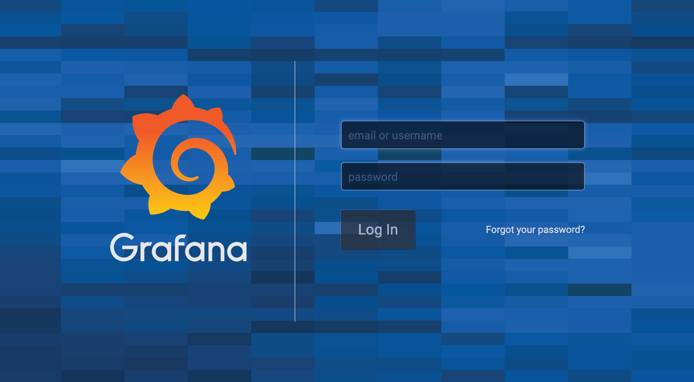 Grafana Login Screen. Grafana Login Screen