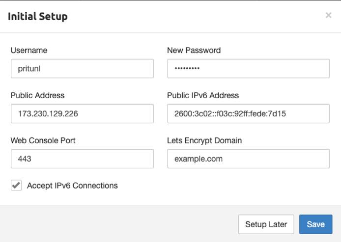 Pritunl Domain Setup Pritunl Domain Setup