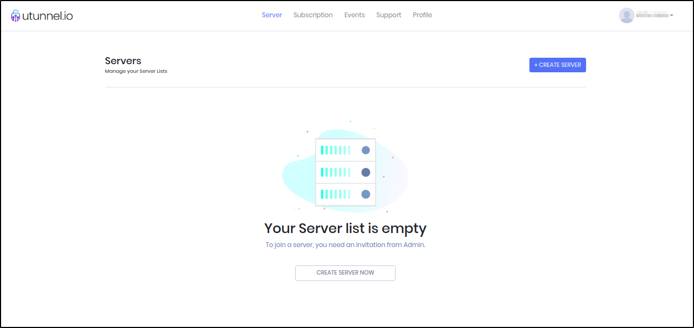 UTunnel Dashboard setup UTunnel Dashboard setup
